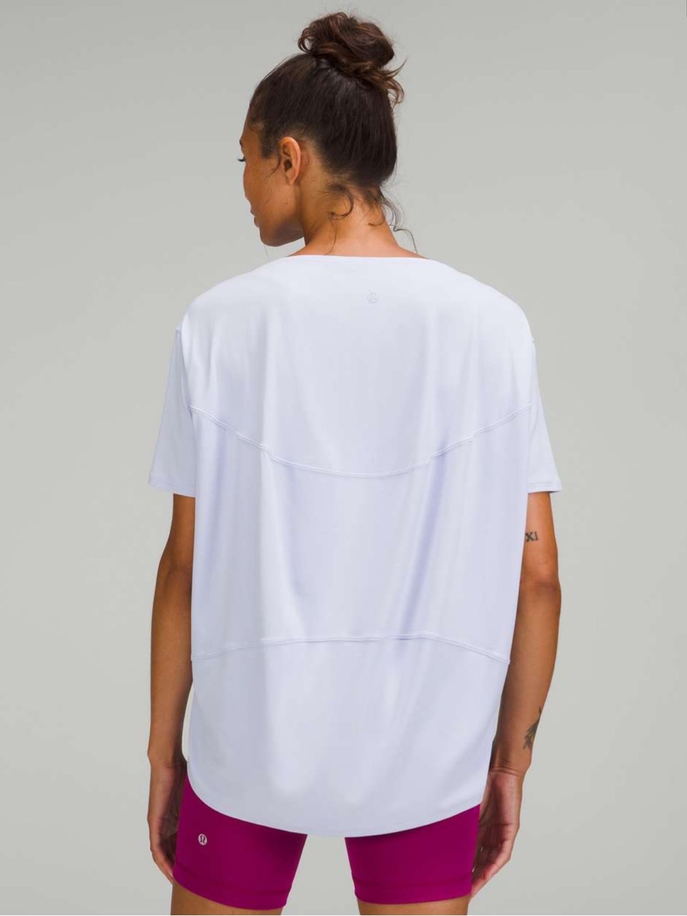 Lululemon Back in Action Short Sleeve T-Shirt *Nulu, pastel purple/blue